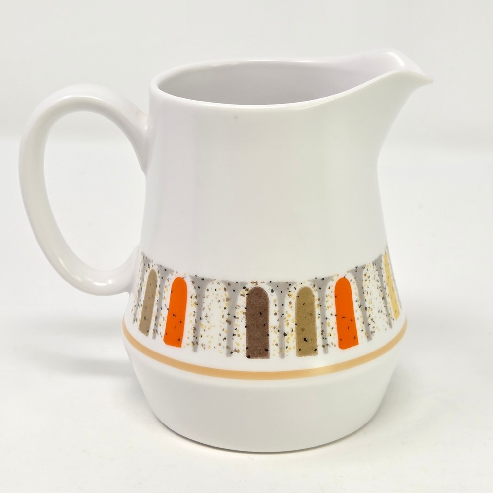 Noritake Progression Mardi Gras Creamer Pitcher 4"‎ 9019 Japan Vintage Retro